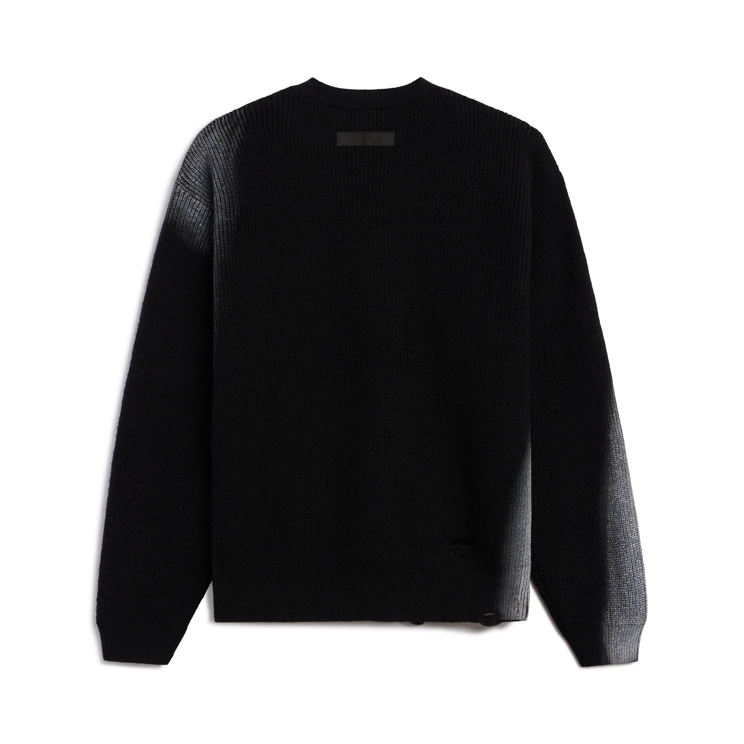 88RISING Stencil Print Pullover Sweater  - Black