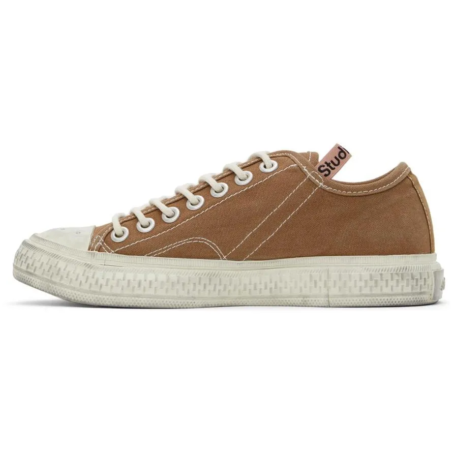 Acne Studios Brown Canvas Sneakers