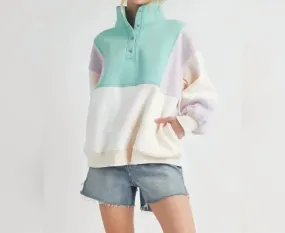 Aemi   Co - Perfect Colorblock Pullover