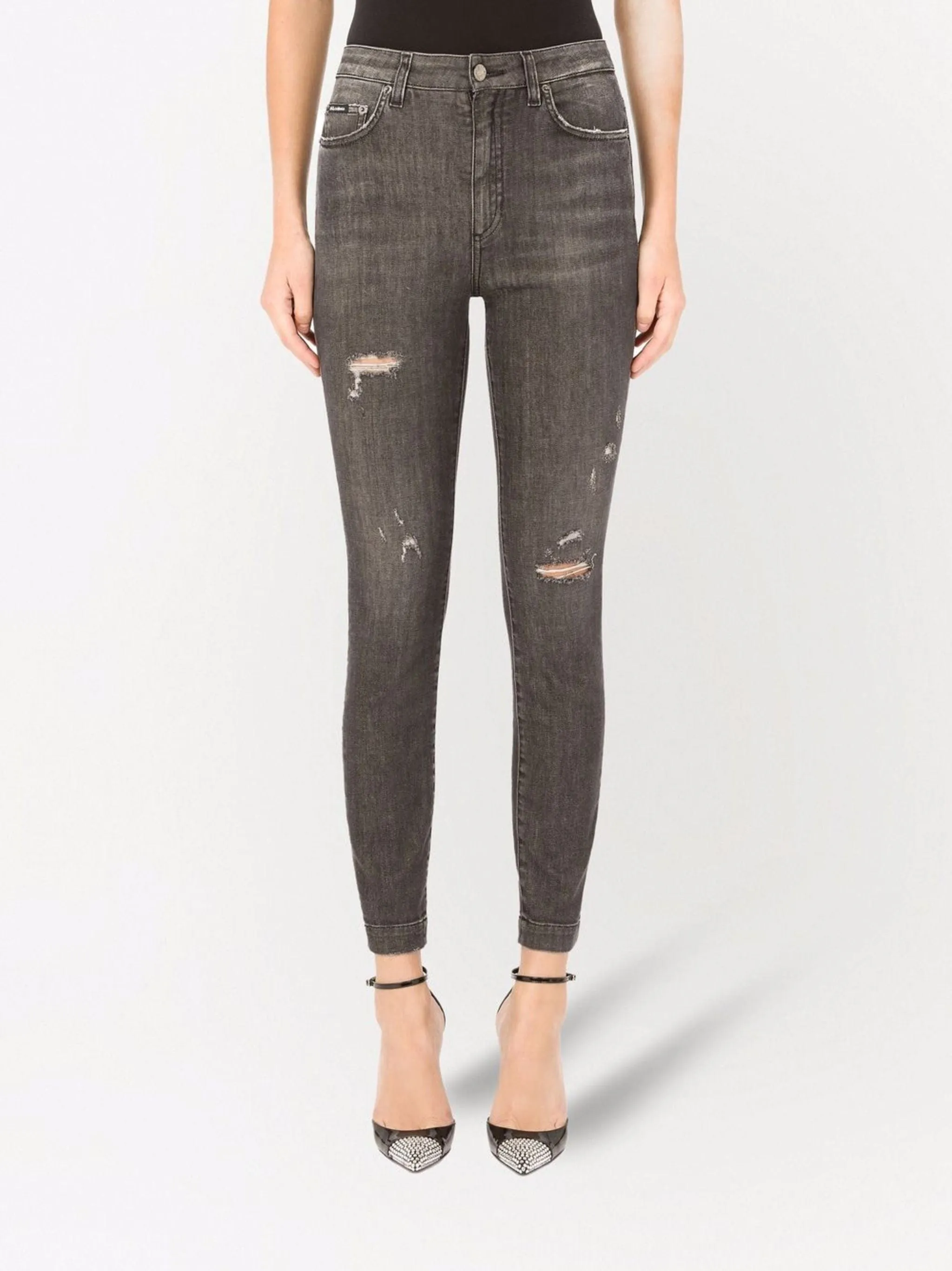 Audrey Distressed Skinny Jeans