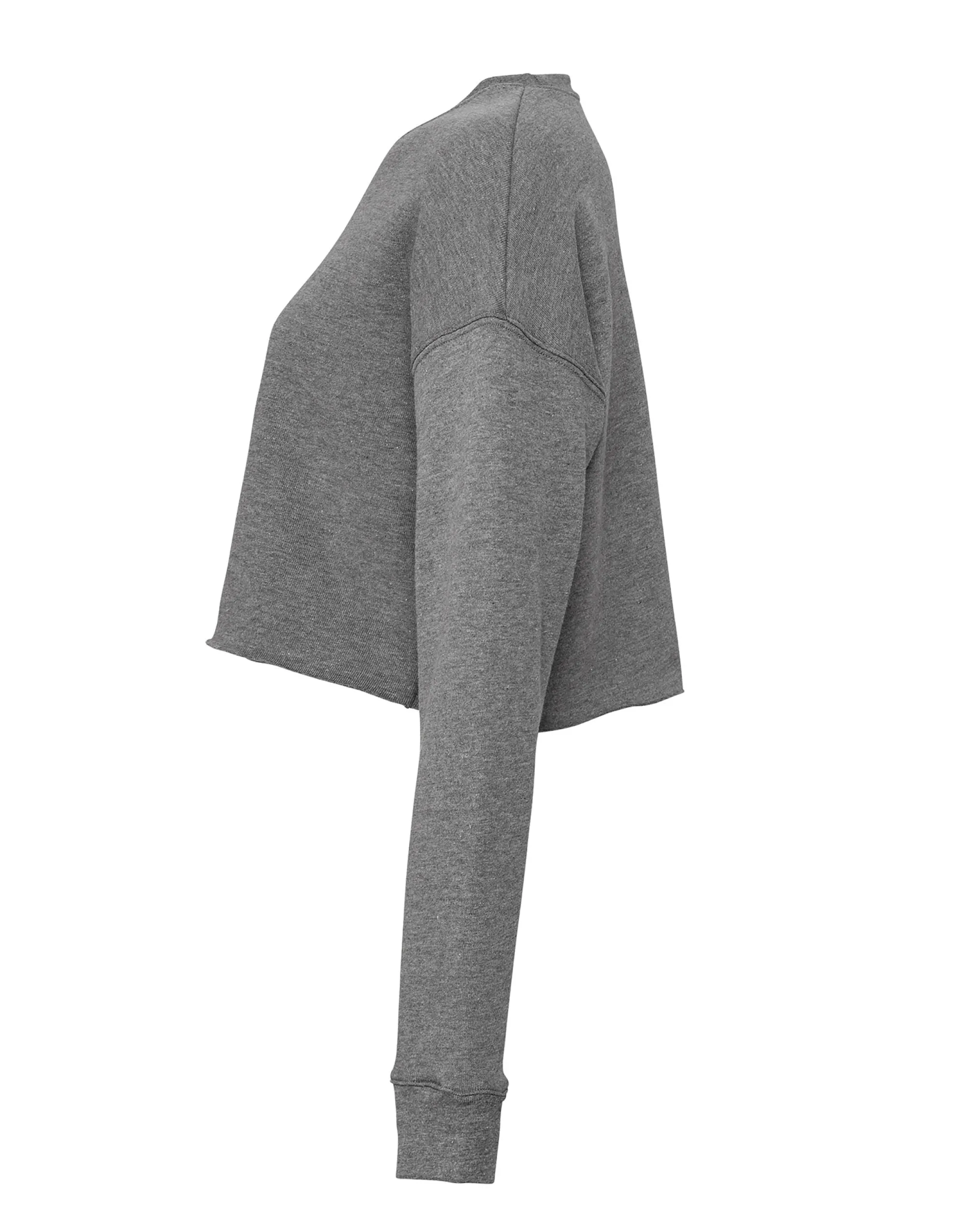 BE7503 Bella Womens Cropped Fleece Sweat