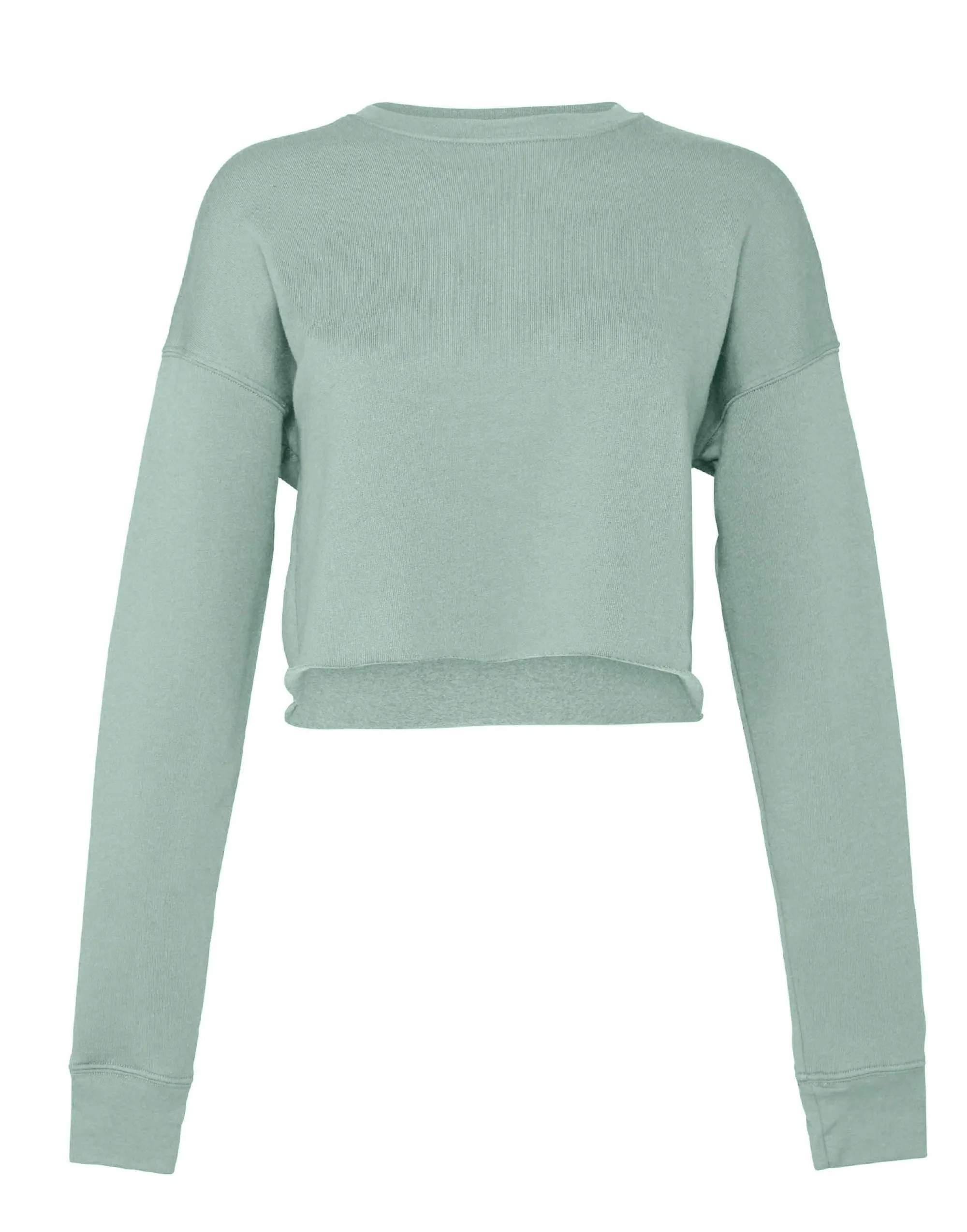 BE7503 Bella Womens Cropped Fleece Sweat