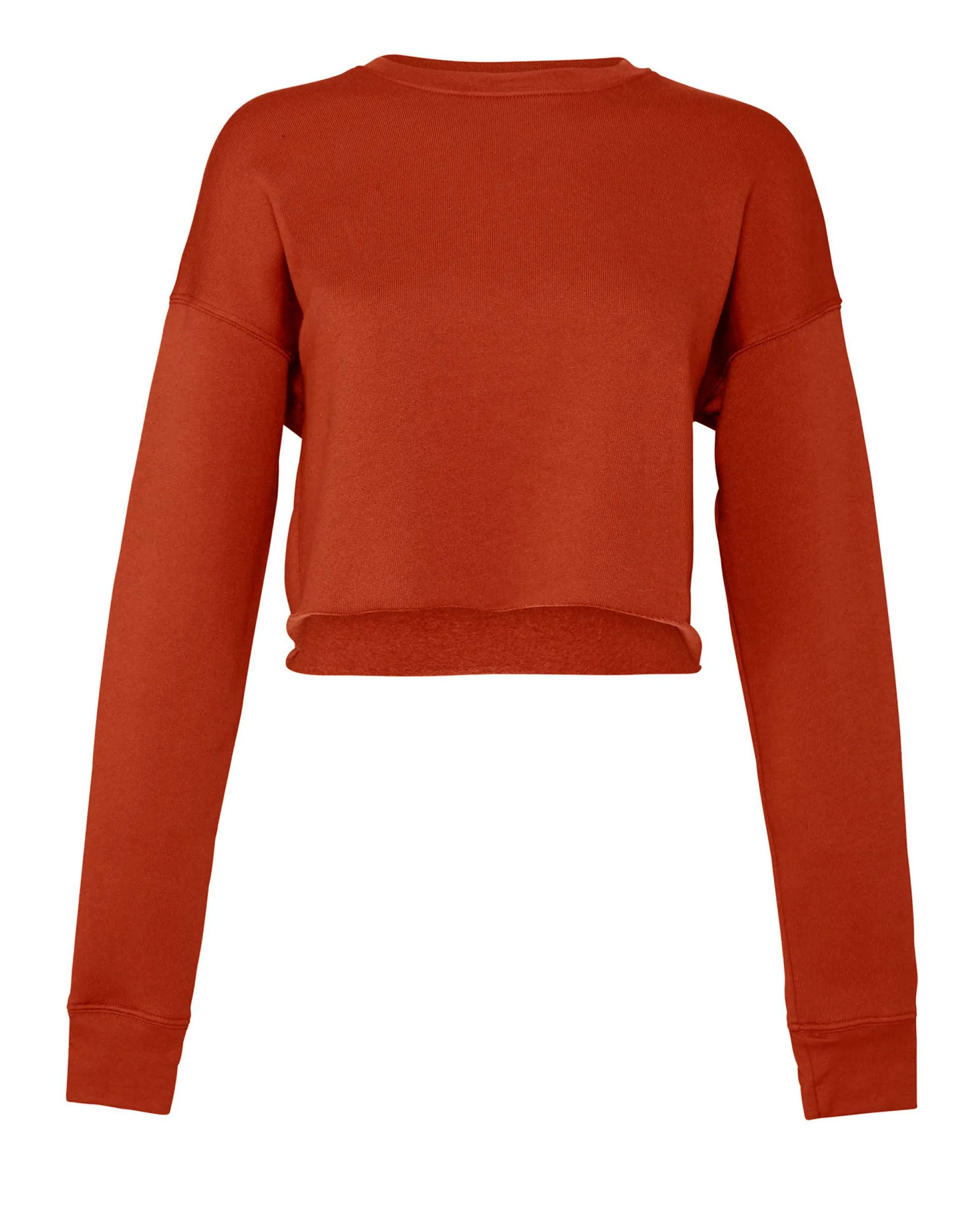 BE7503 Bella Womens Cropped Fleece Sweat