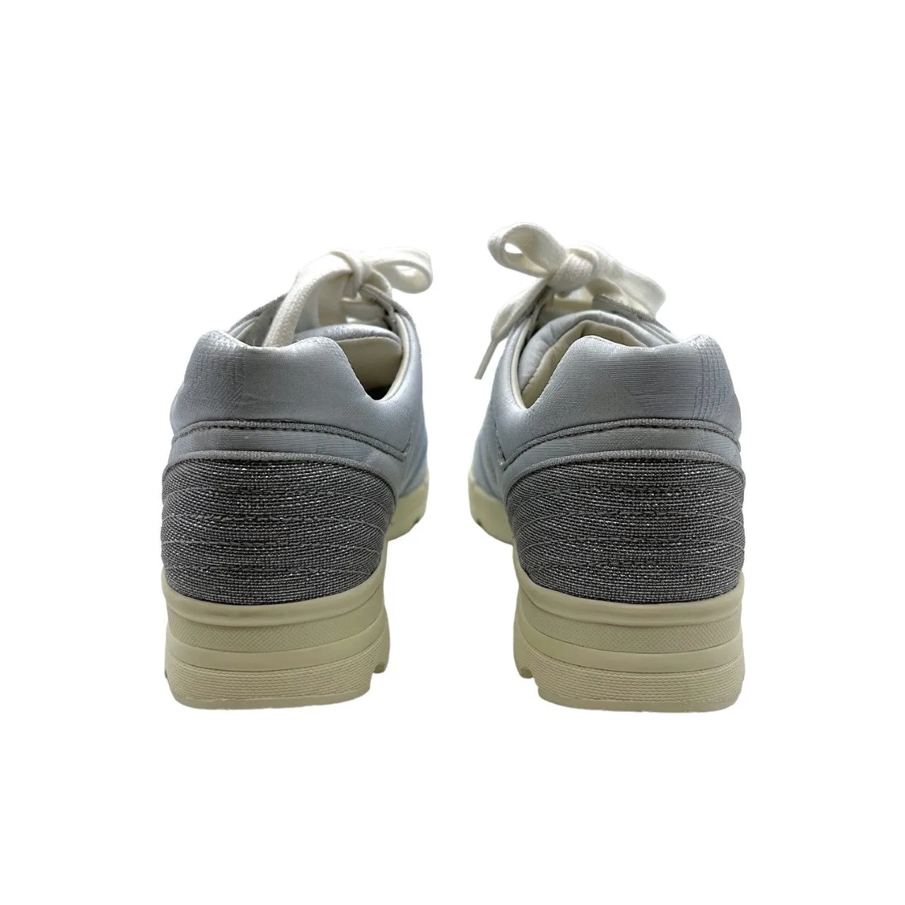 Chanel CC Low-Top Sneakers Sky Blue Sz 37