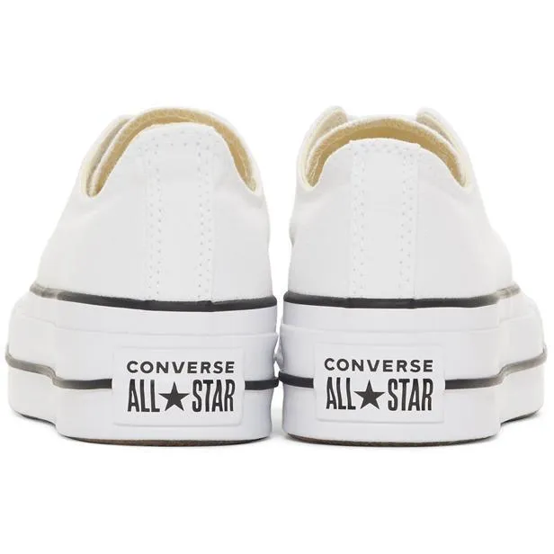 Converse White Chuck Taylor All Star Lift Low Sneakers