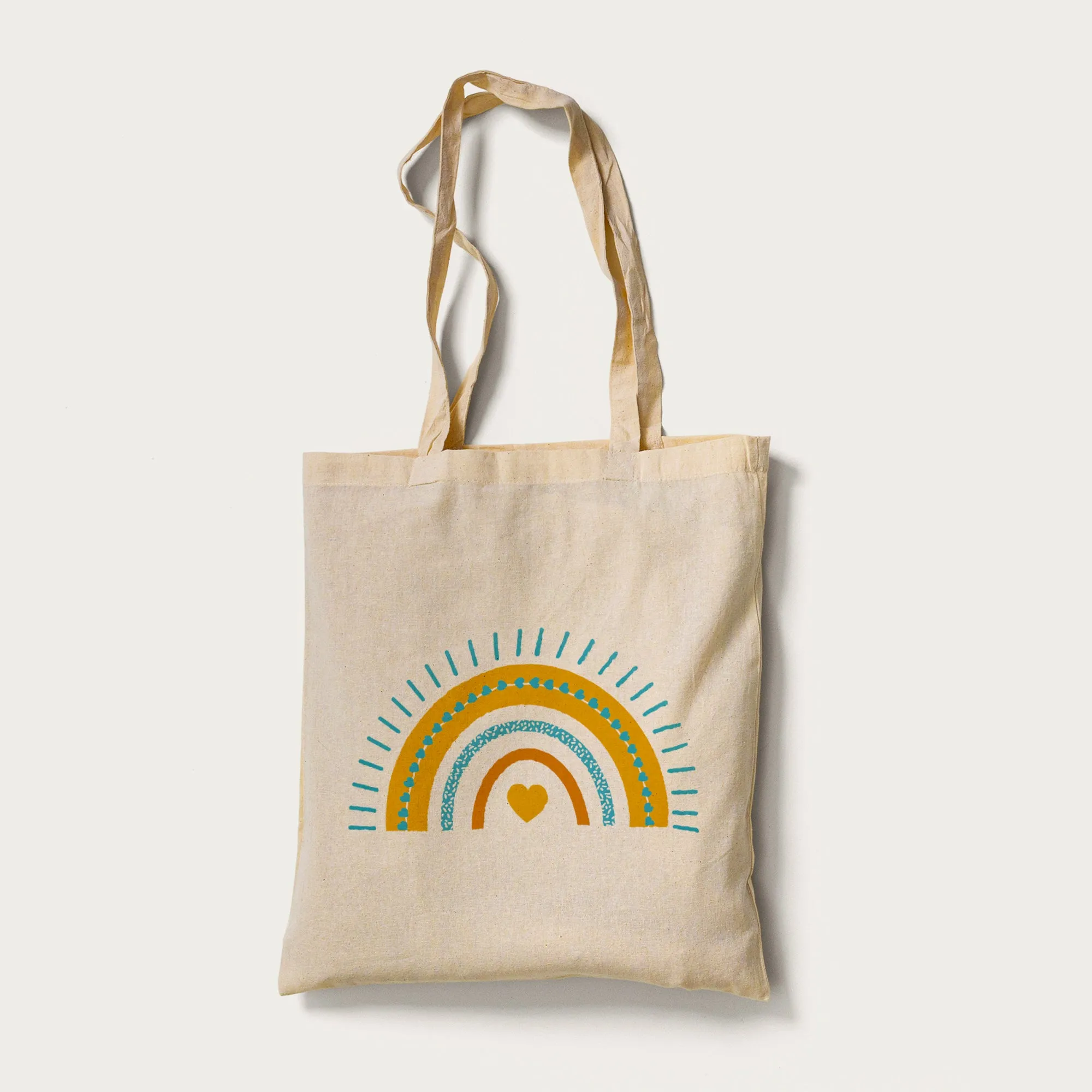 Faded Rainbow Tote Bag