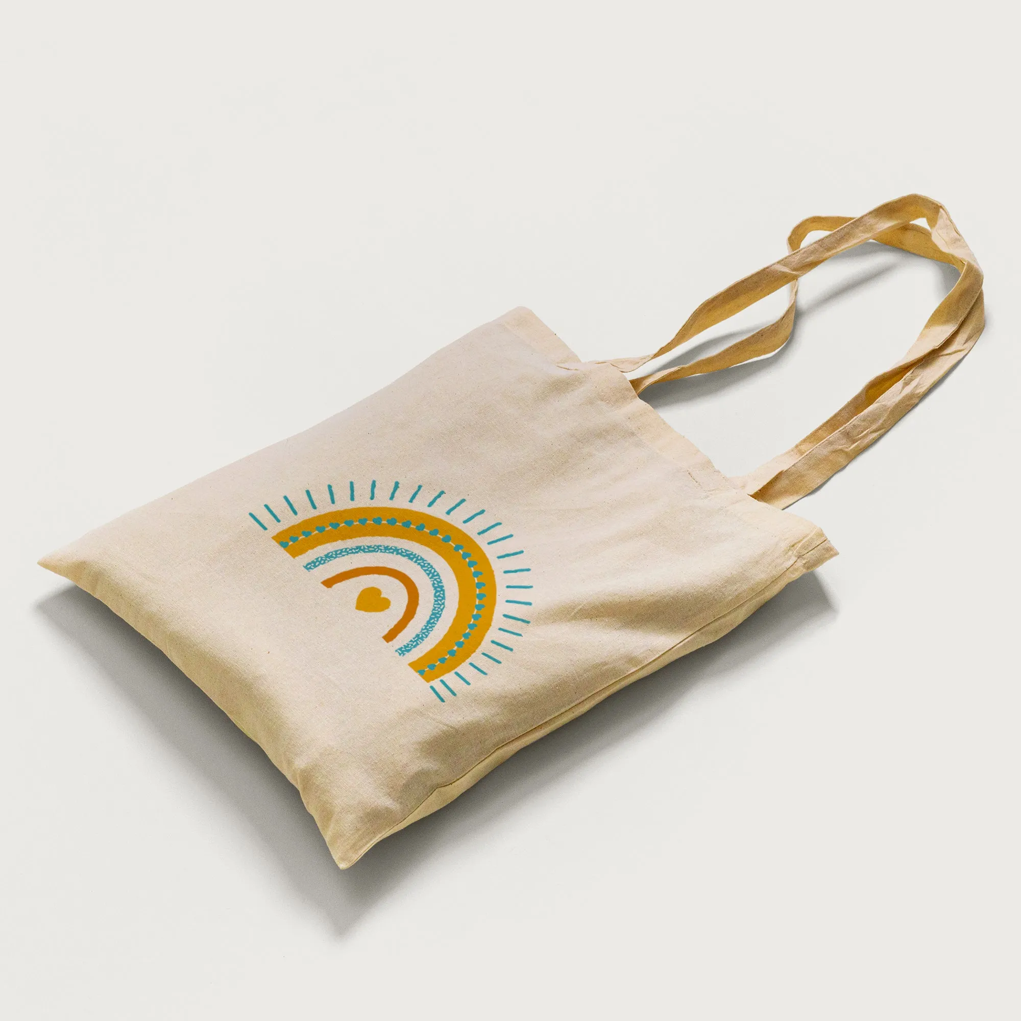 Faded Rainbow Tote Bag