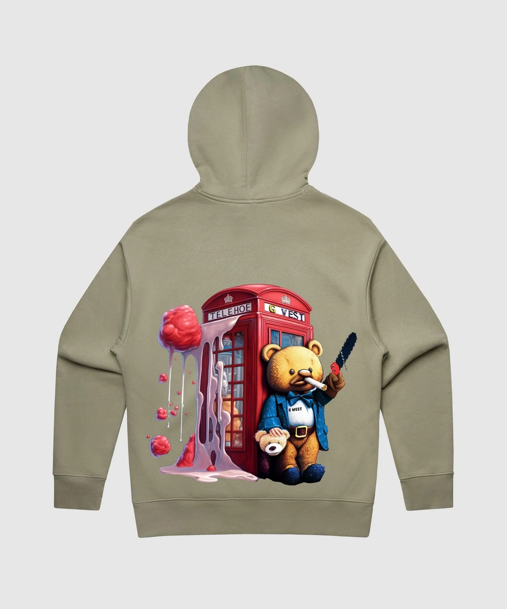 G West Teddy Bear Booth Heavy Premium Hoodie - 6 Colors