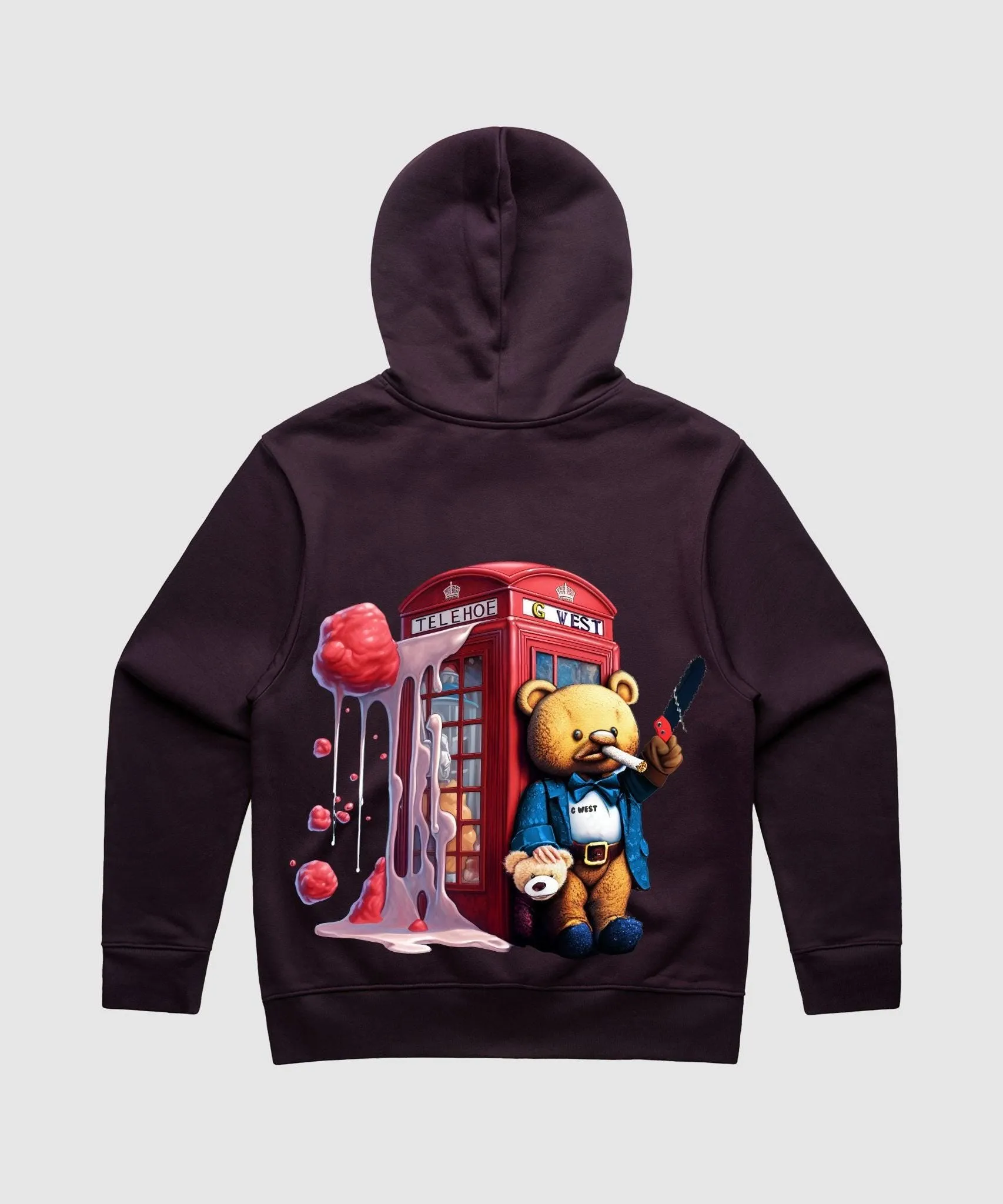 G West Teddy Bear Booth Heavy Premium Hoodie - 6 Colors
