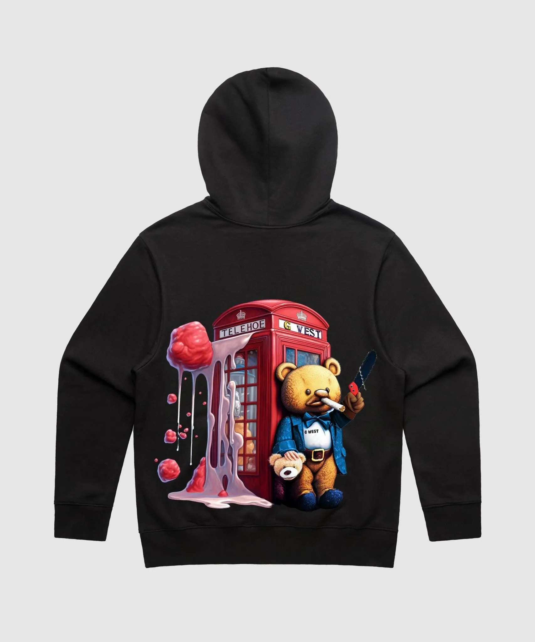 G West Teddy Bear Booth Heavy Premium Hoodie - 6 Colors