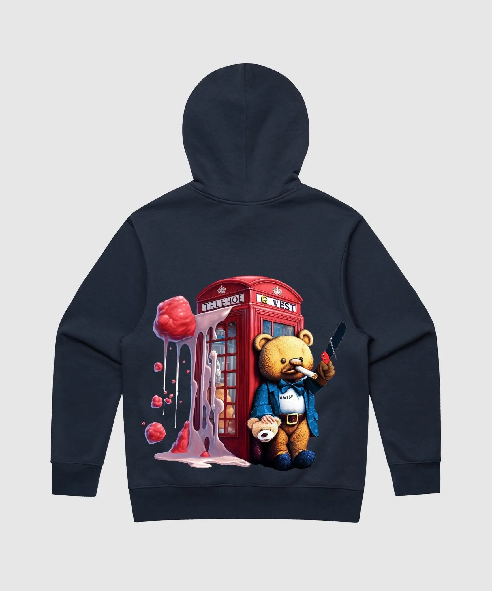 G West Teddy Bear Booth Heavy Premium Hoodie - 6 Colors