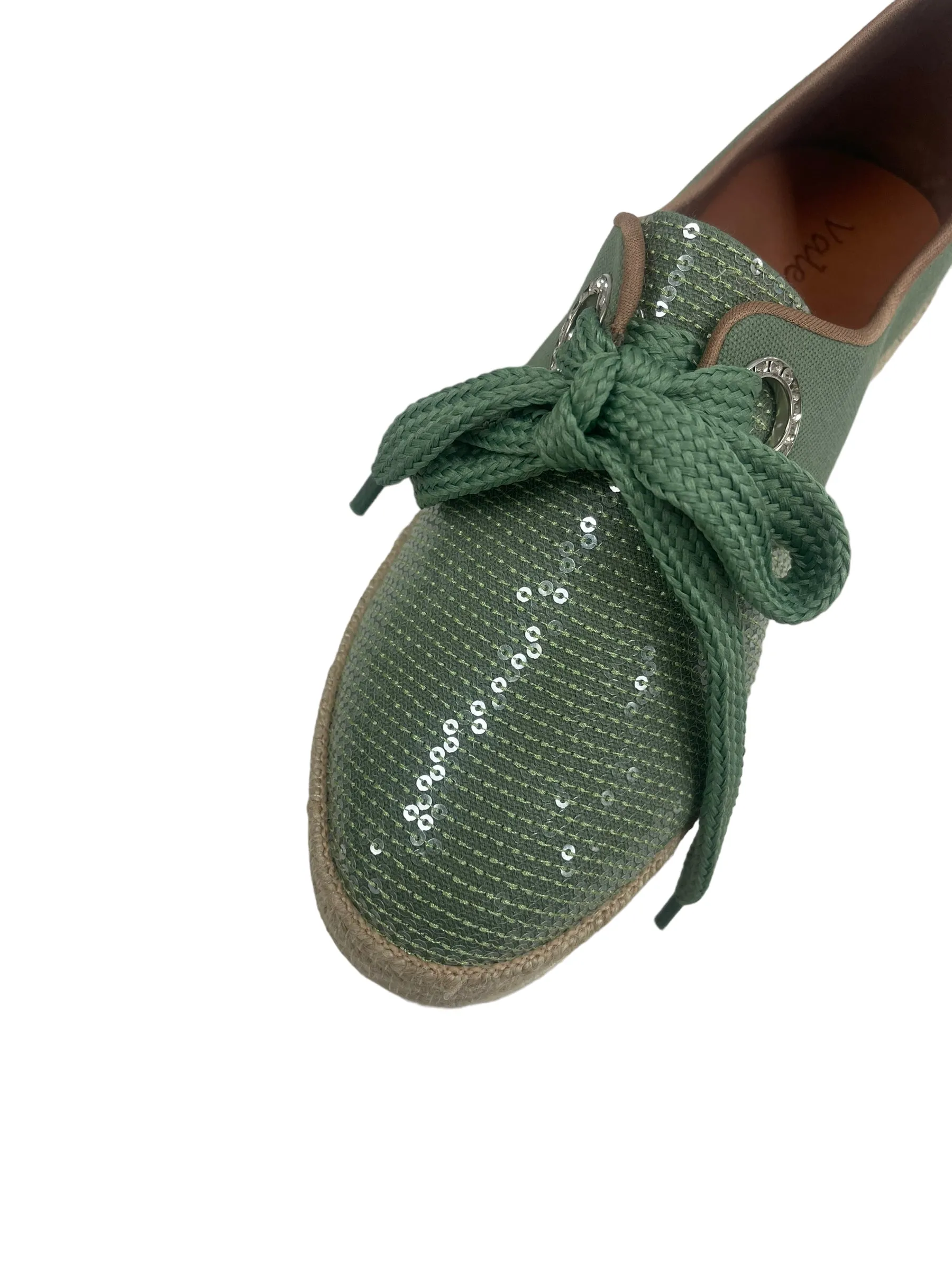 Green Platform Espadrille