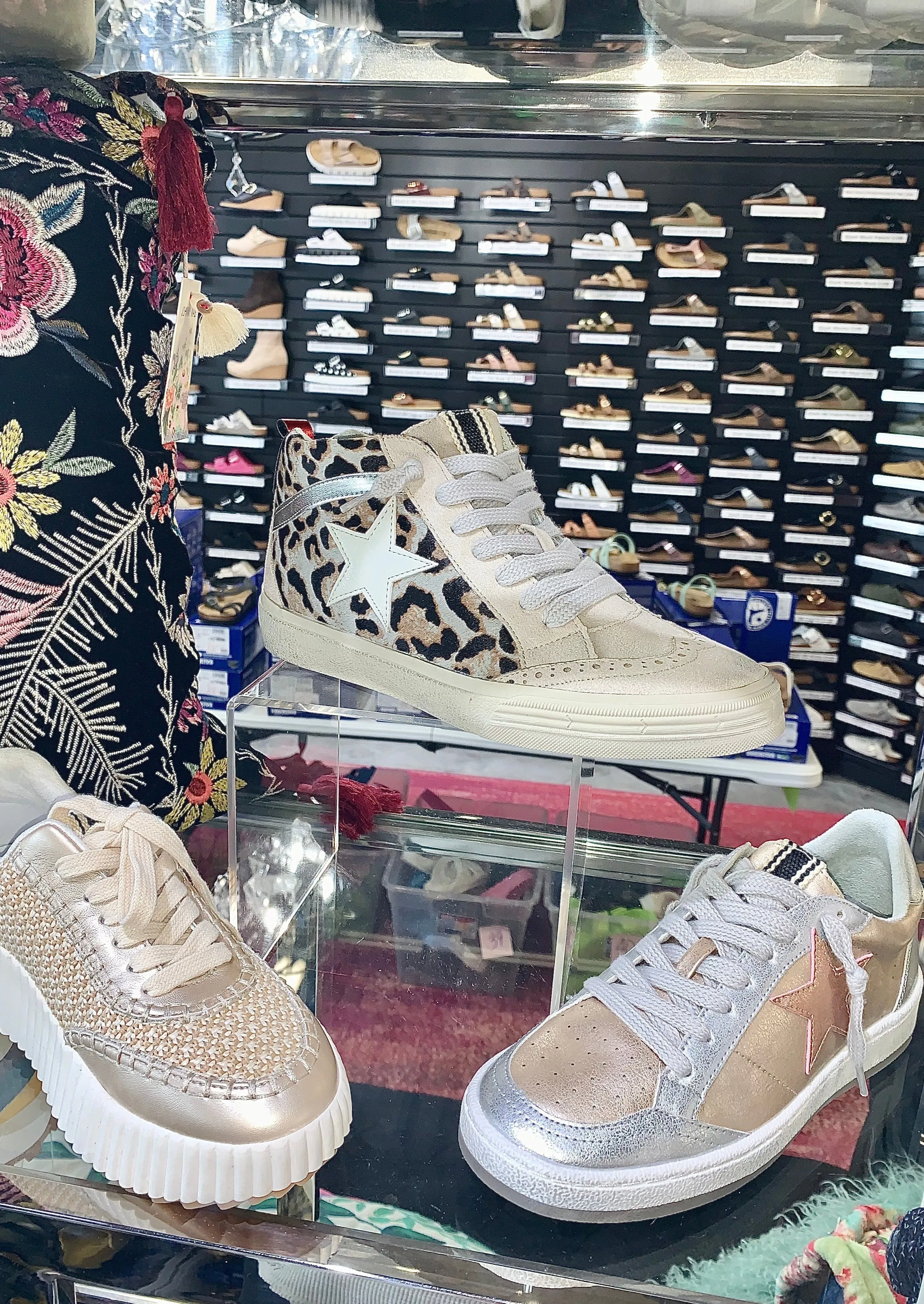 Grey Leopard Sneaker