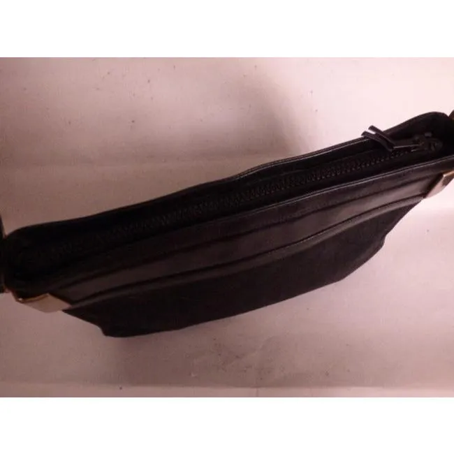 Gucci Vintage Purses Black Suede Hobo Bag