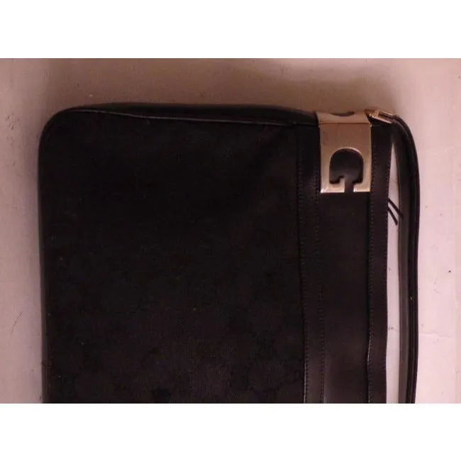Gucci Vintage Purses Black Suede Hobo Bag