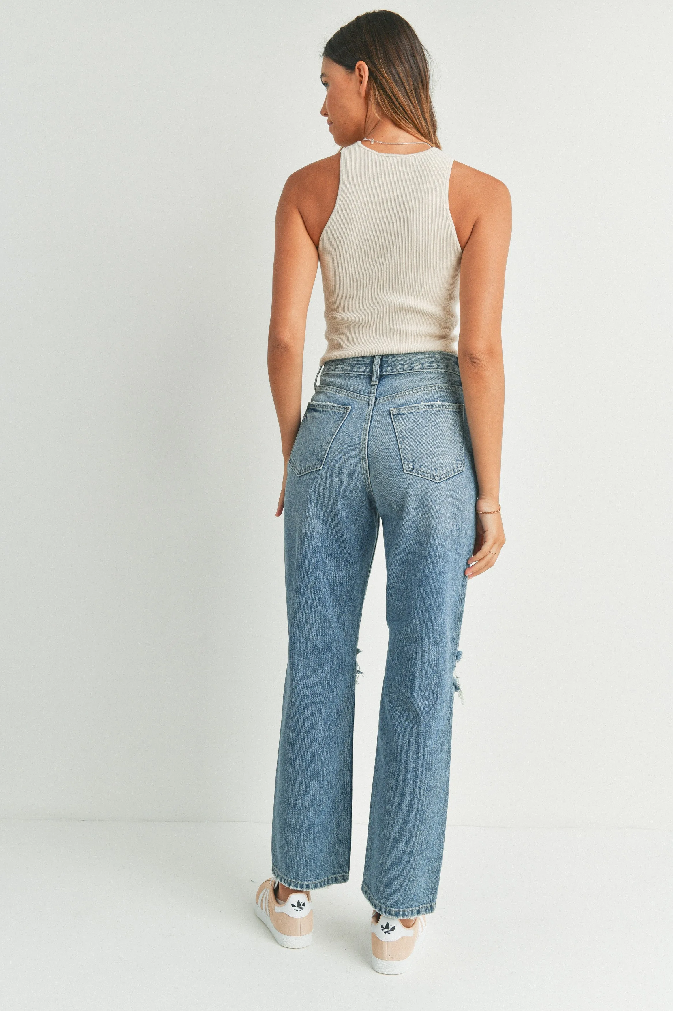 JBD Straight Distressed Jean