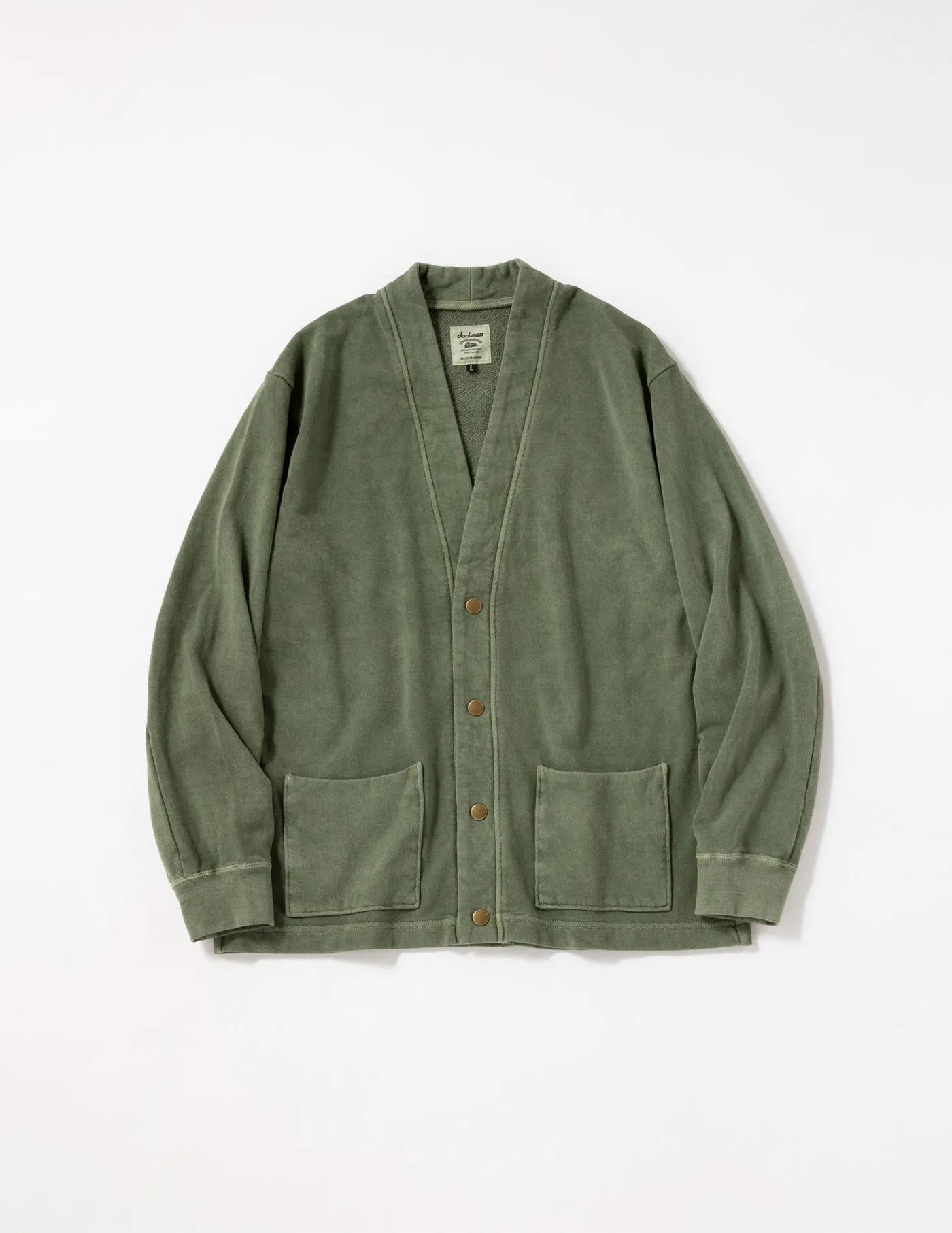 JM8466 FADED SWEAT CARDIGAN