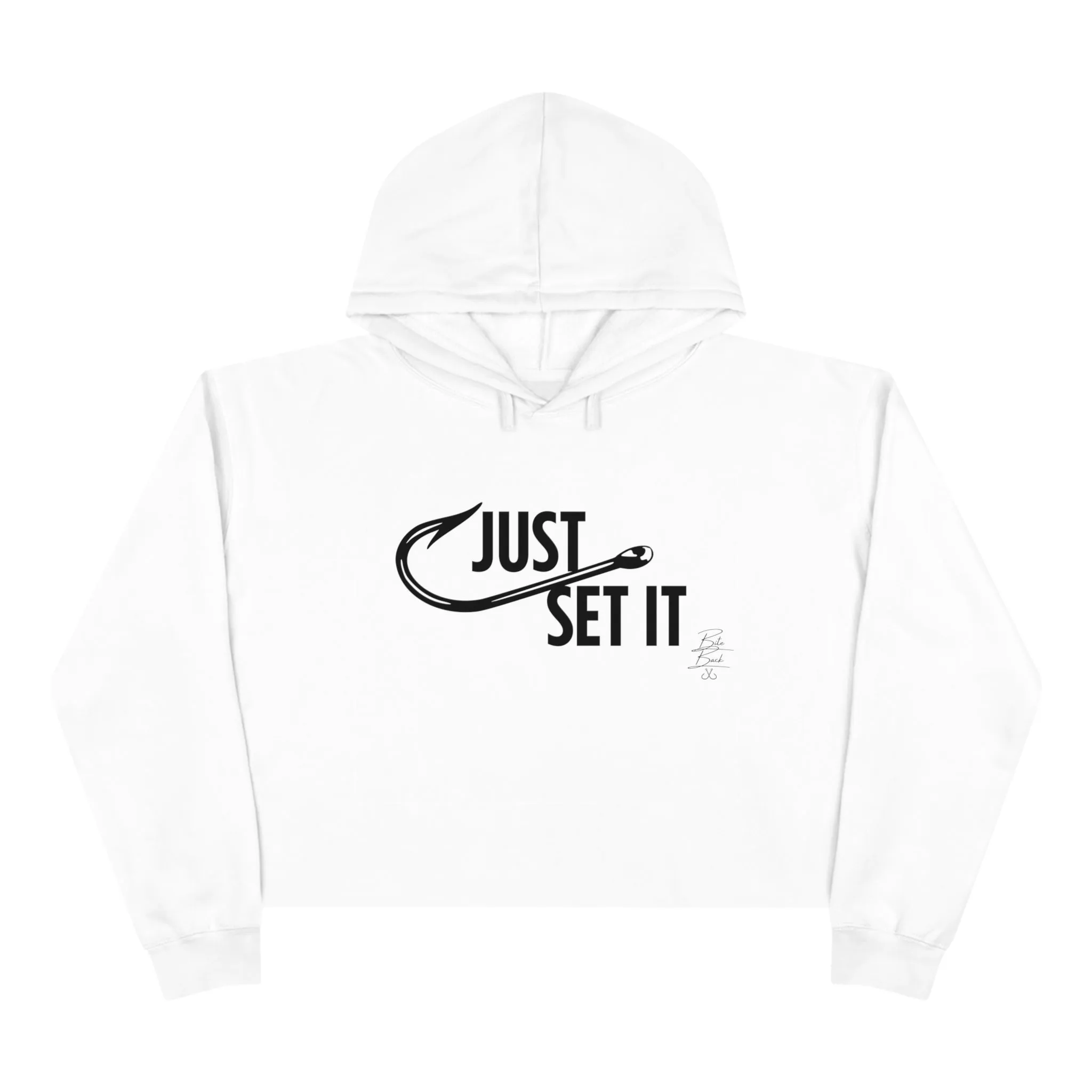 Just Set It Crop Hoodie