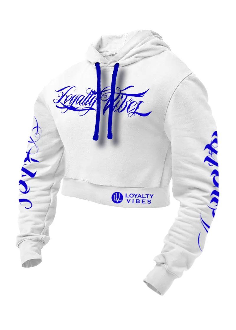 Loyalty Vibes Collective Cropped Hoodie