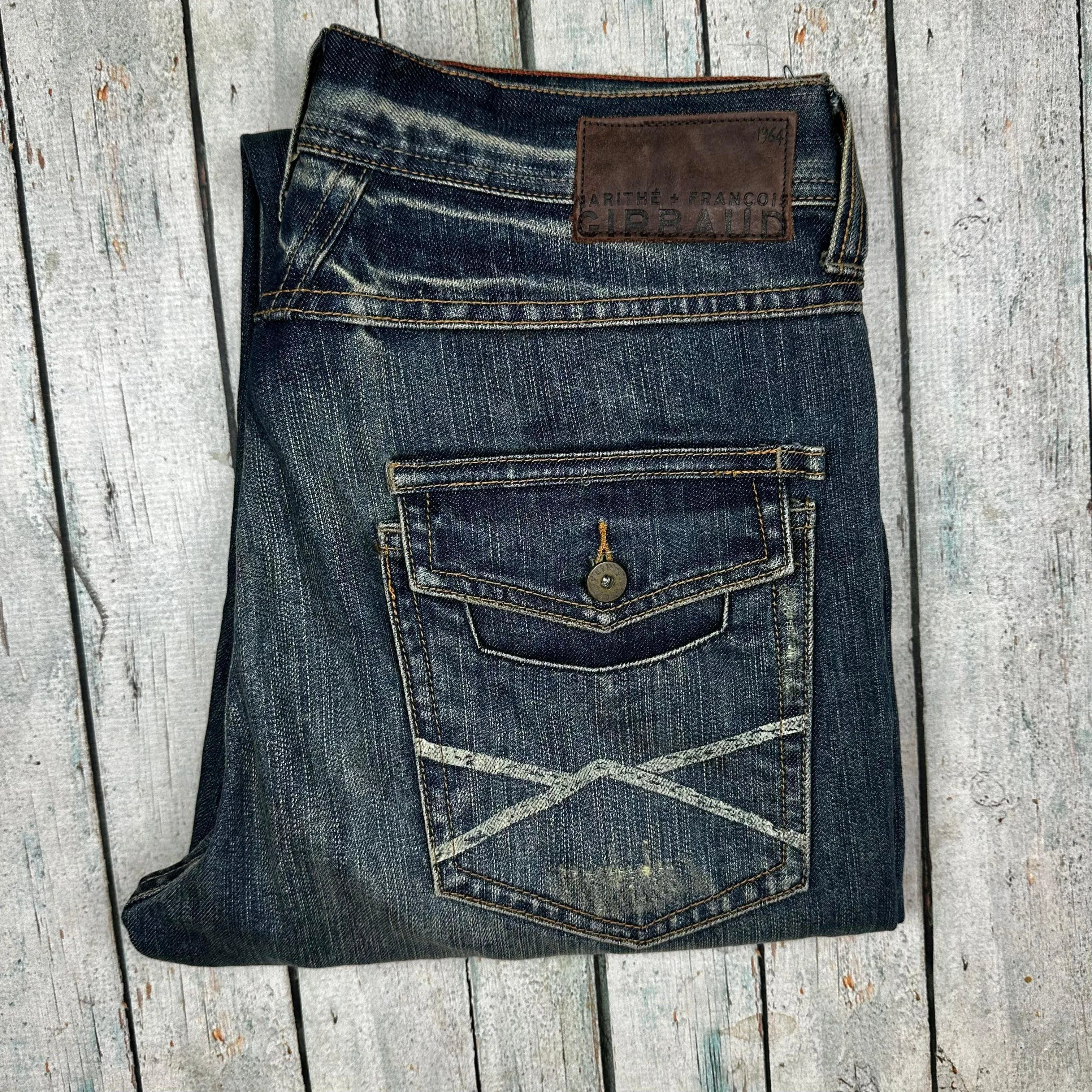 Marithe Francois Girbaud Mens Relaxed Jeans - Size 34S