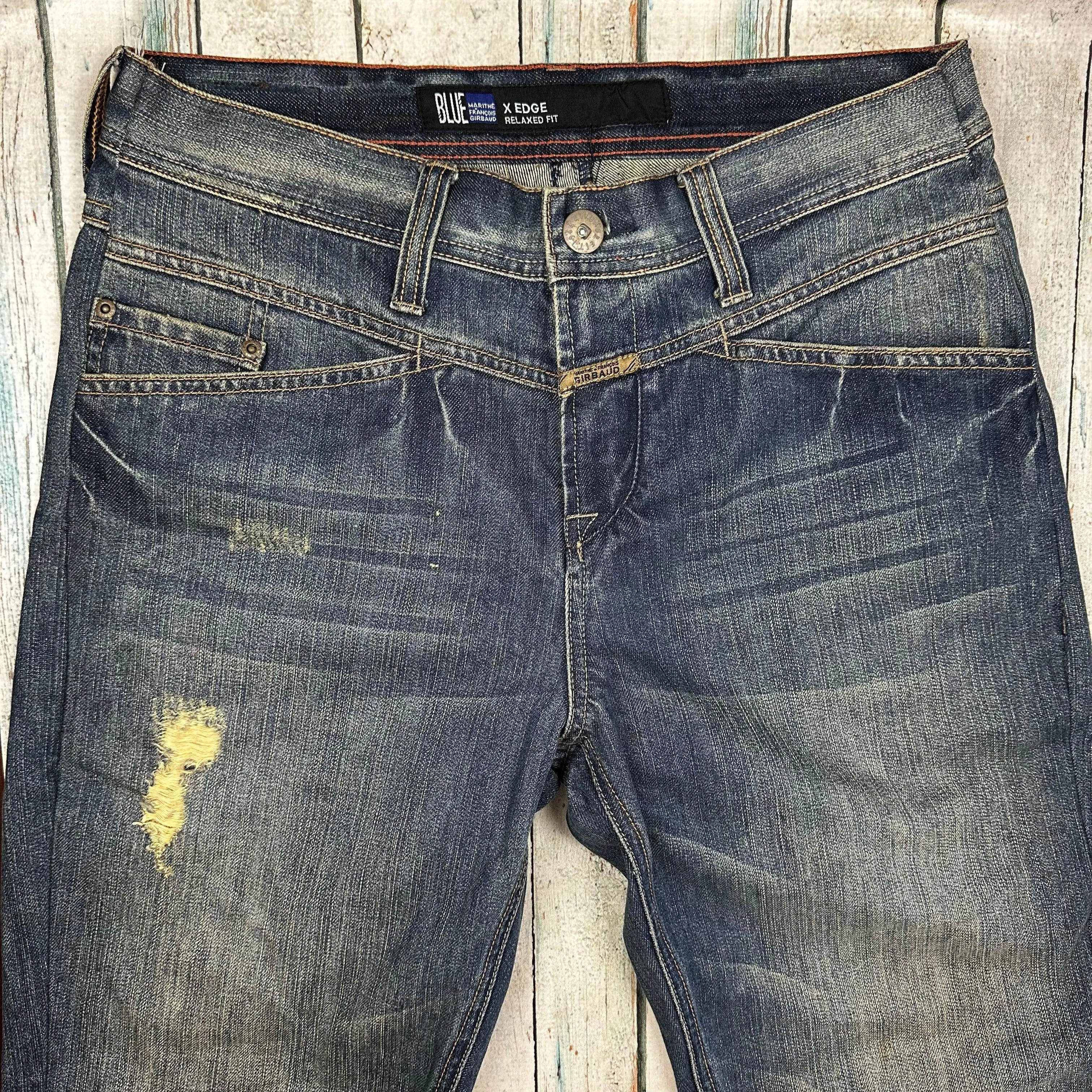 Marithe Francois Girbaud Mens Relaxed Jeans - Size 34S