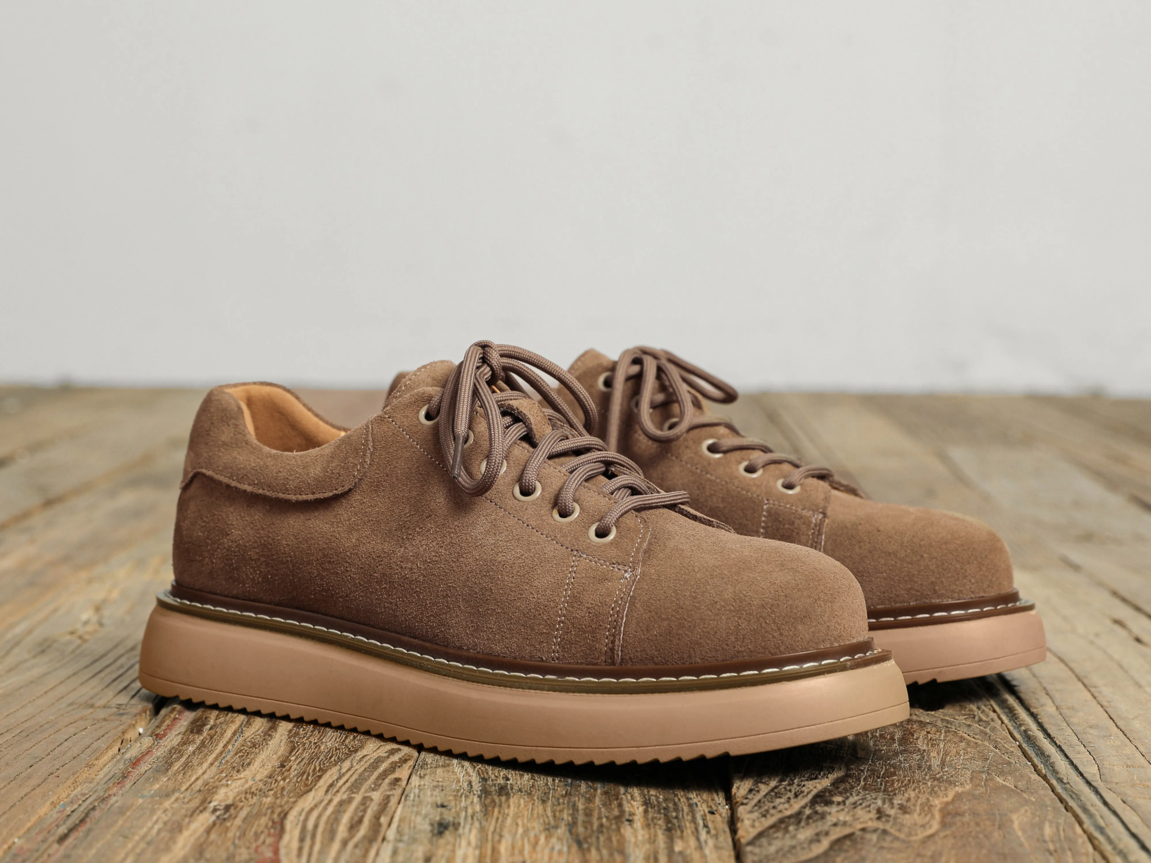 Men's Suede Chunky Skate Sneakers