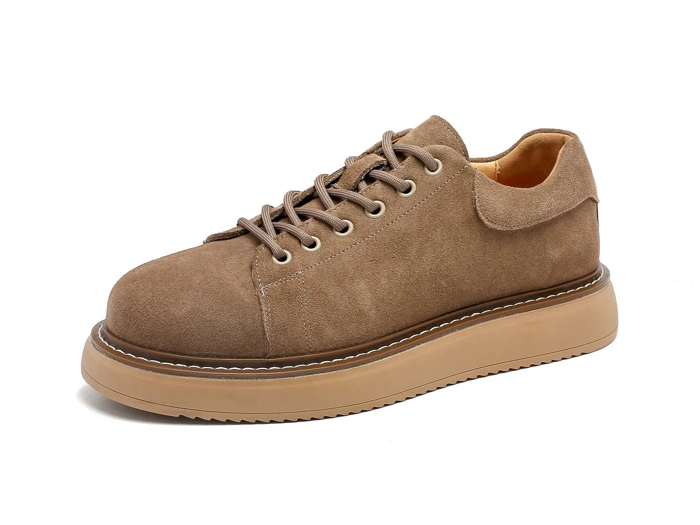Men's Suede Chunky Skate Sneakers