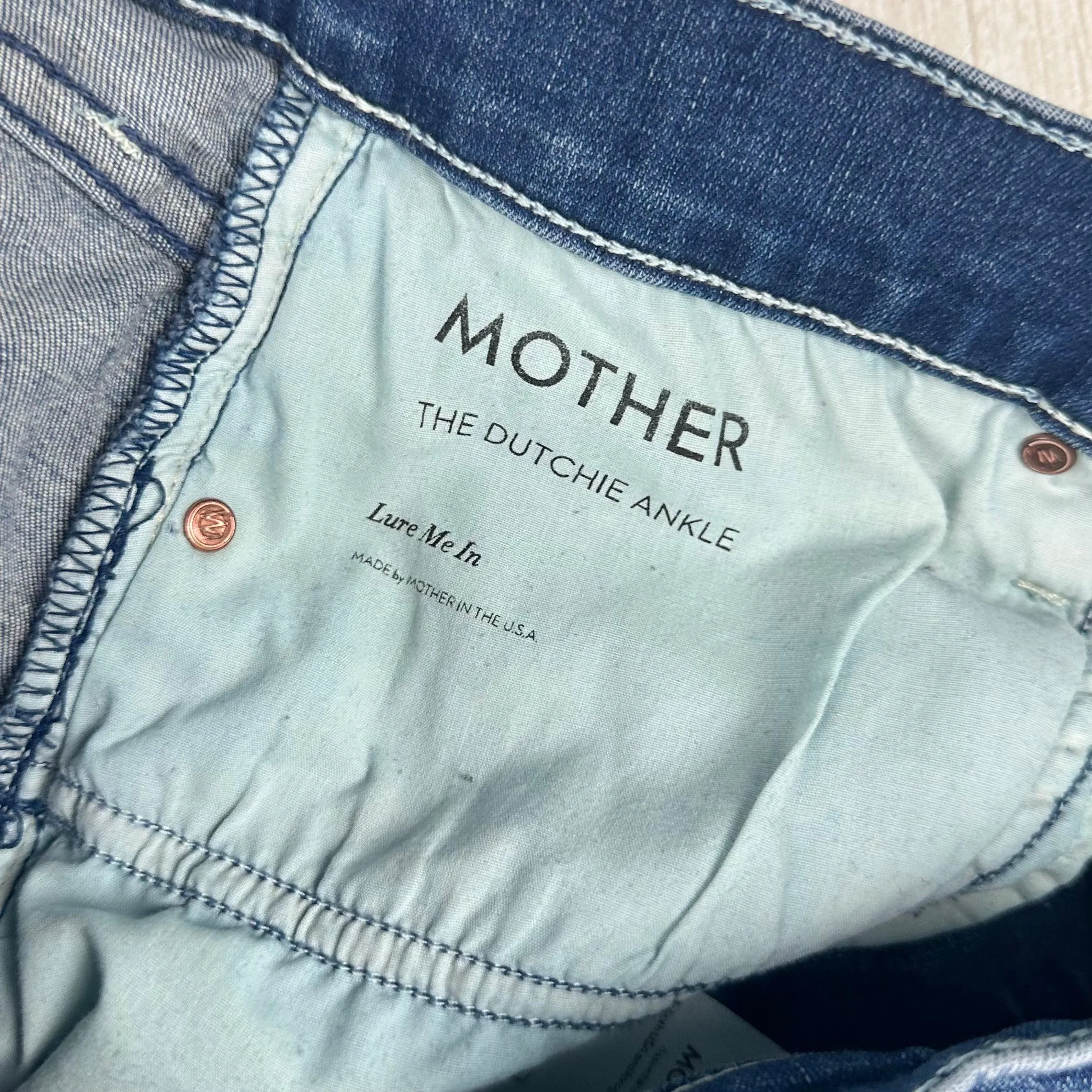 Mother 'The Dutchie Ankle' Lure me In Wash Jeans - Size 31