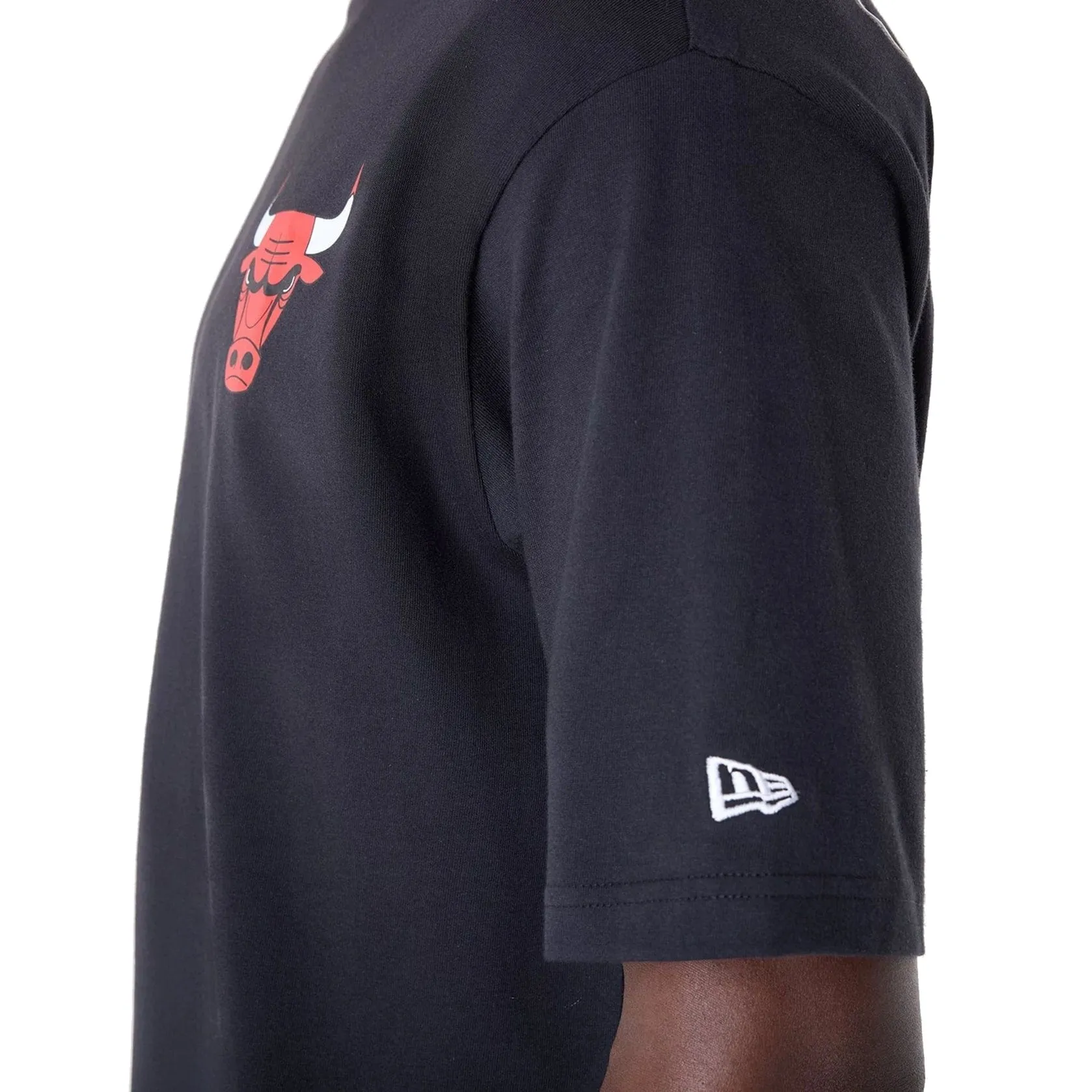 New Era NBA Font Graphic Tee Chicago Bulls - Black