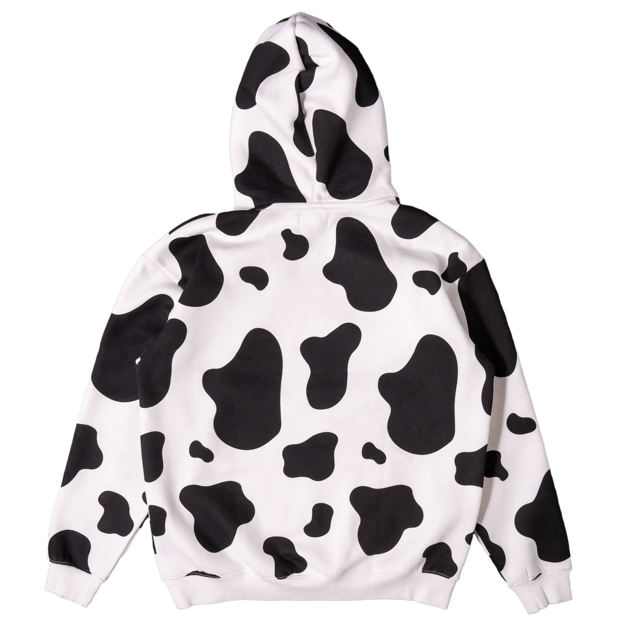 OVERSIZED LUX "MOO MOO" HOODIE - BLACK
