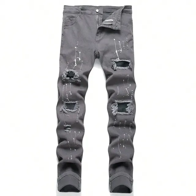 Sneakerhill Ripped Skinny Jeans T0955