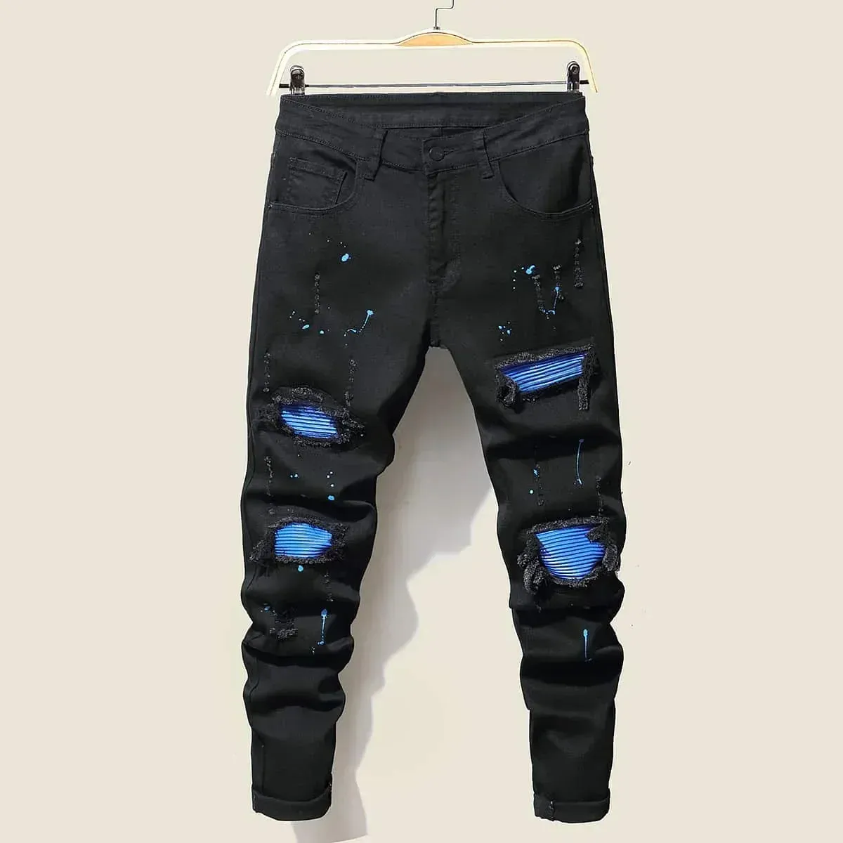 Sneakerhill Ripped Skinny Jeans T0955