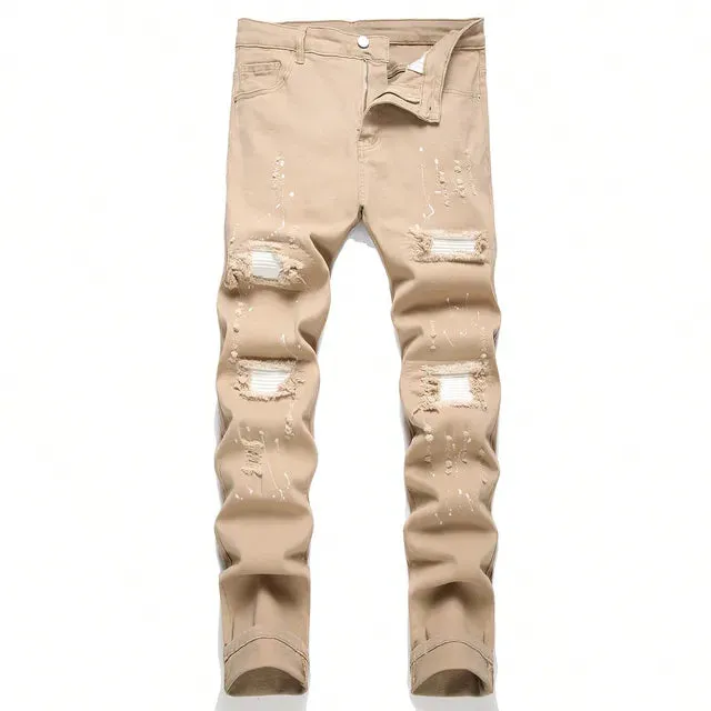 Sneakerhill Ripped Skinny Jeans T0955