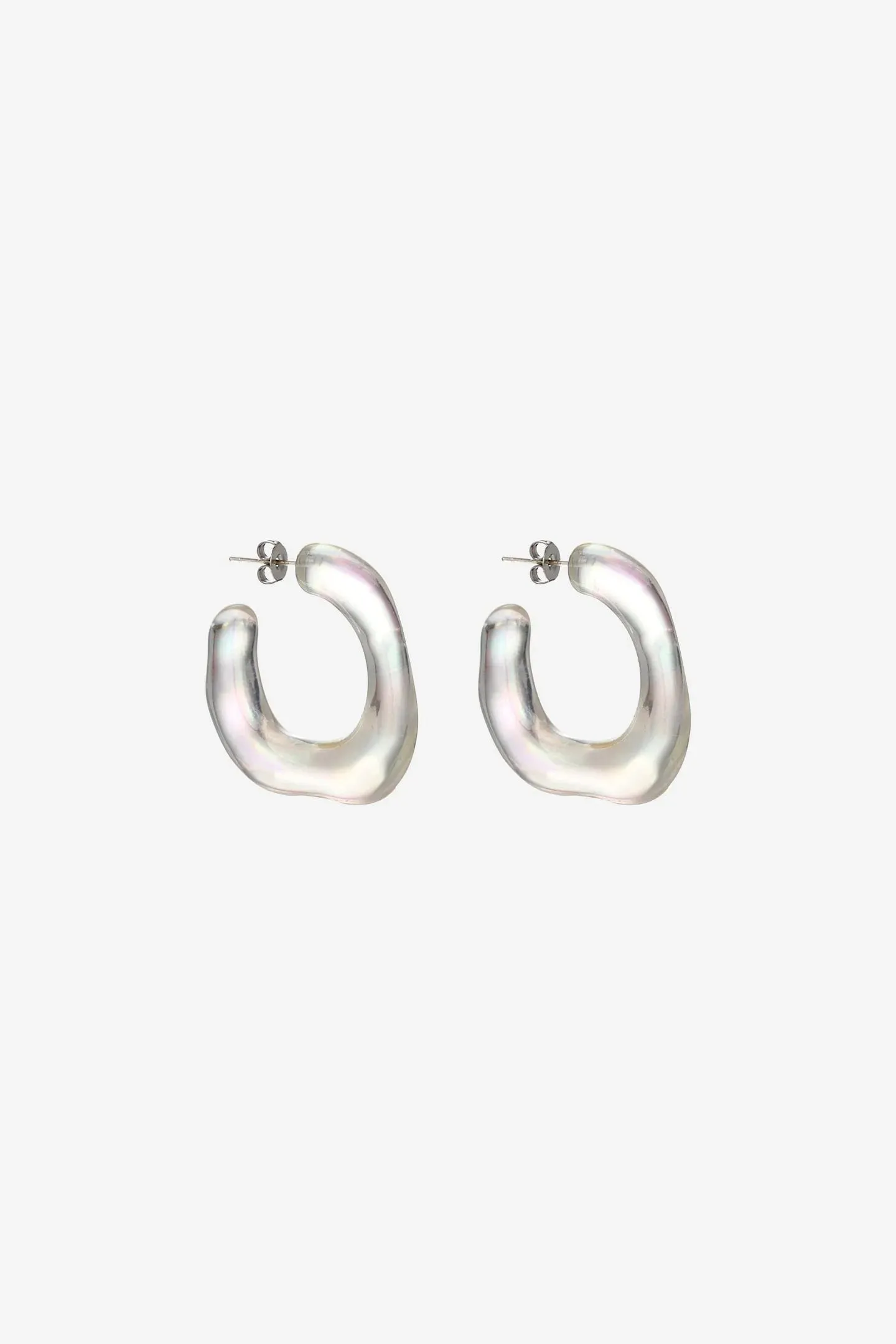 Transparent Chunky Hoops