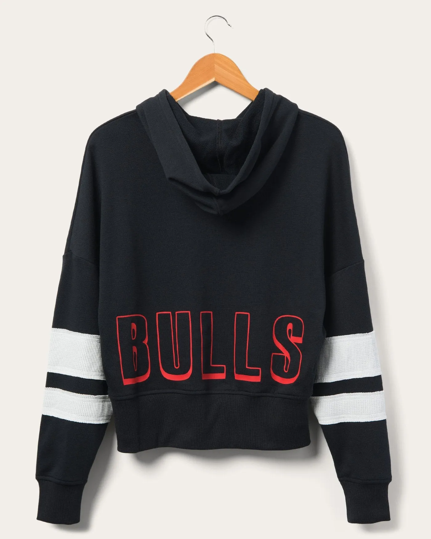 Women's Bulls Overtime Striped Fleece Hoodie