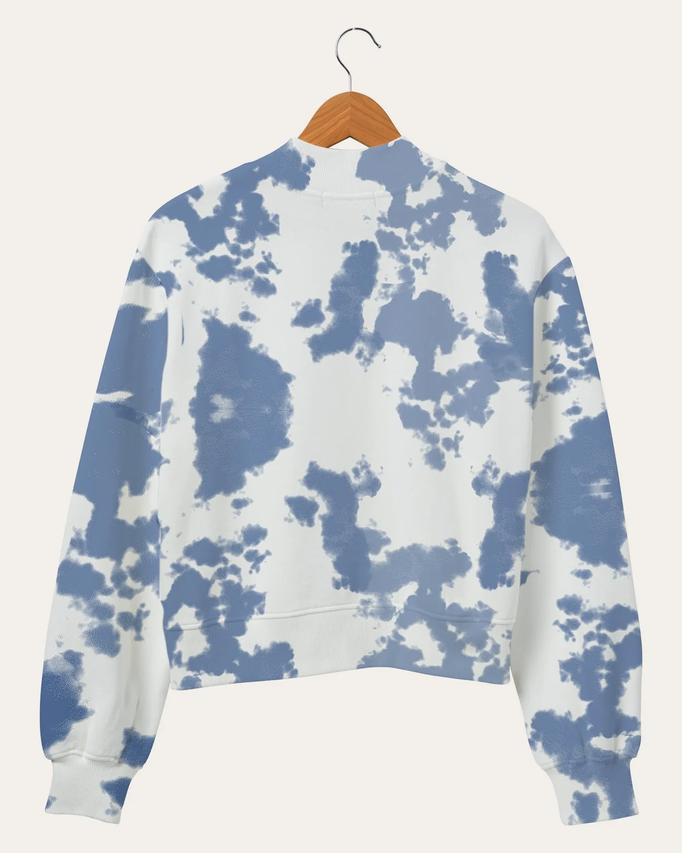Women's NBA Philadelphia 76ers Tie Dye Mock Neck Fleece